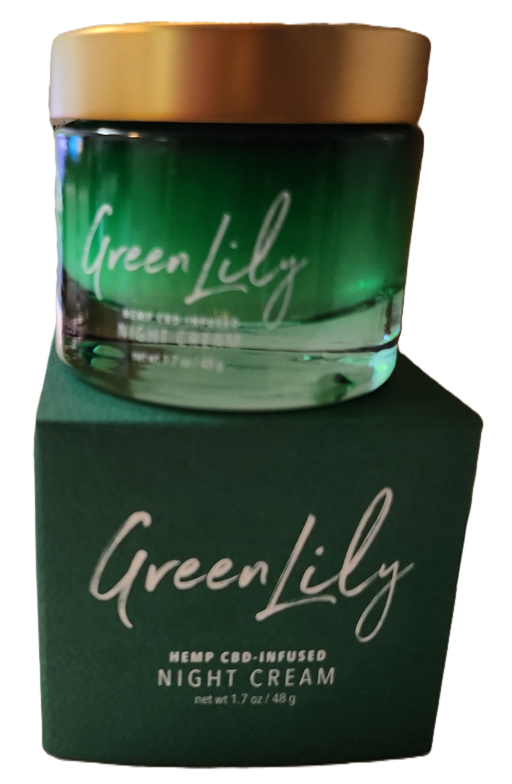 Green Lily Hemp CBD Infused Night Cream