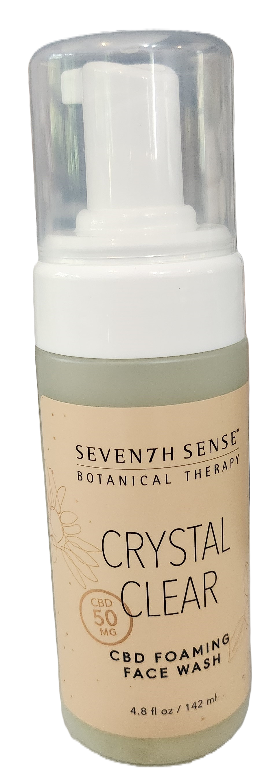 Seven7h Sense Crystal Clear CBD Foaming Face Wash