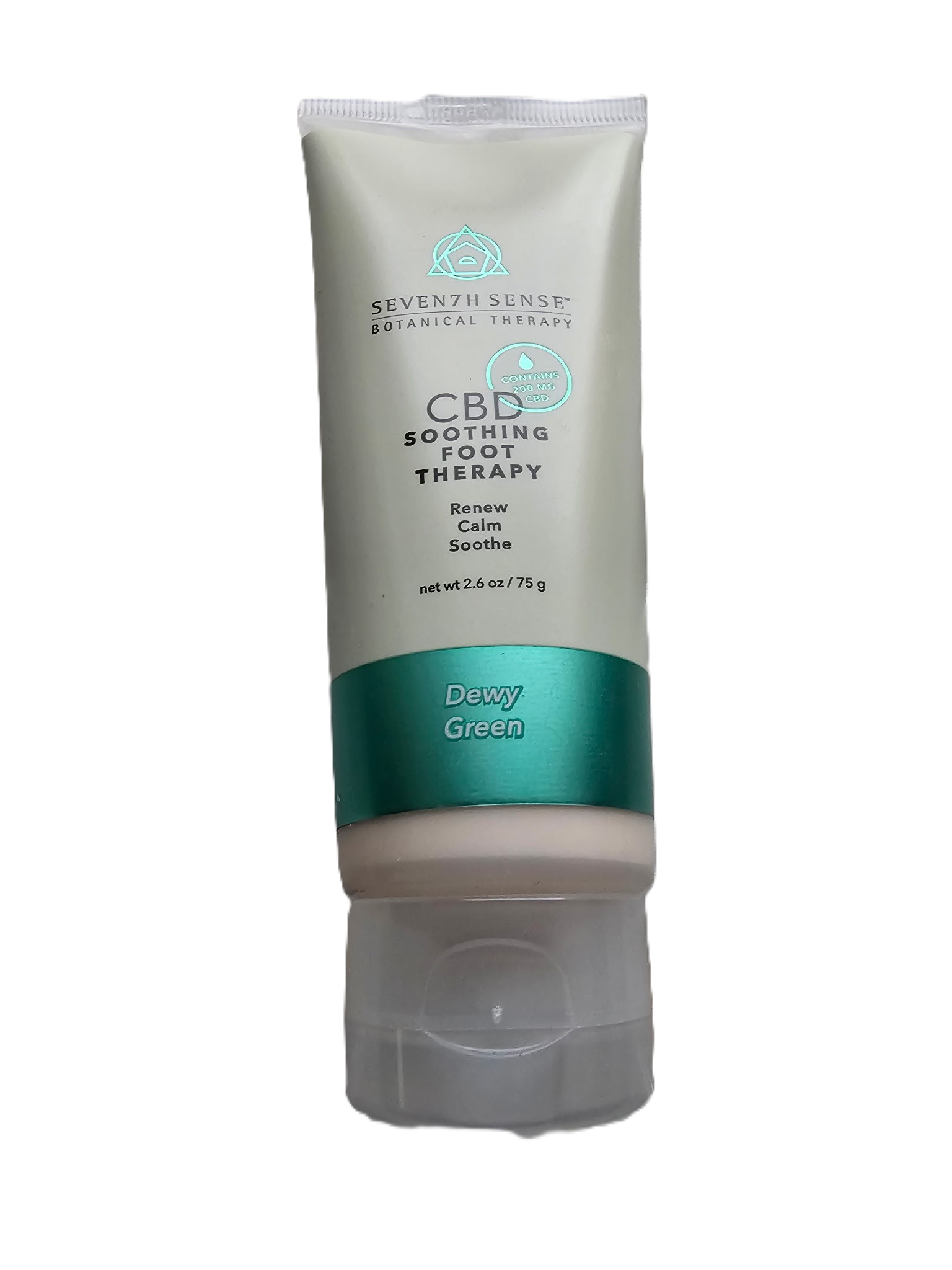 Seven7h Sense CBD Soothing Foot Therapy Dewy Green